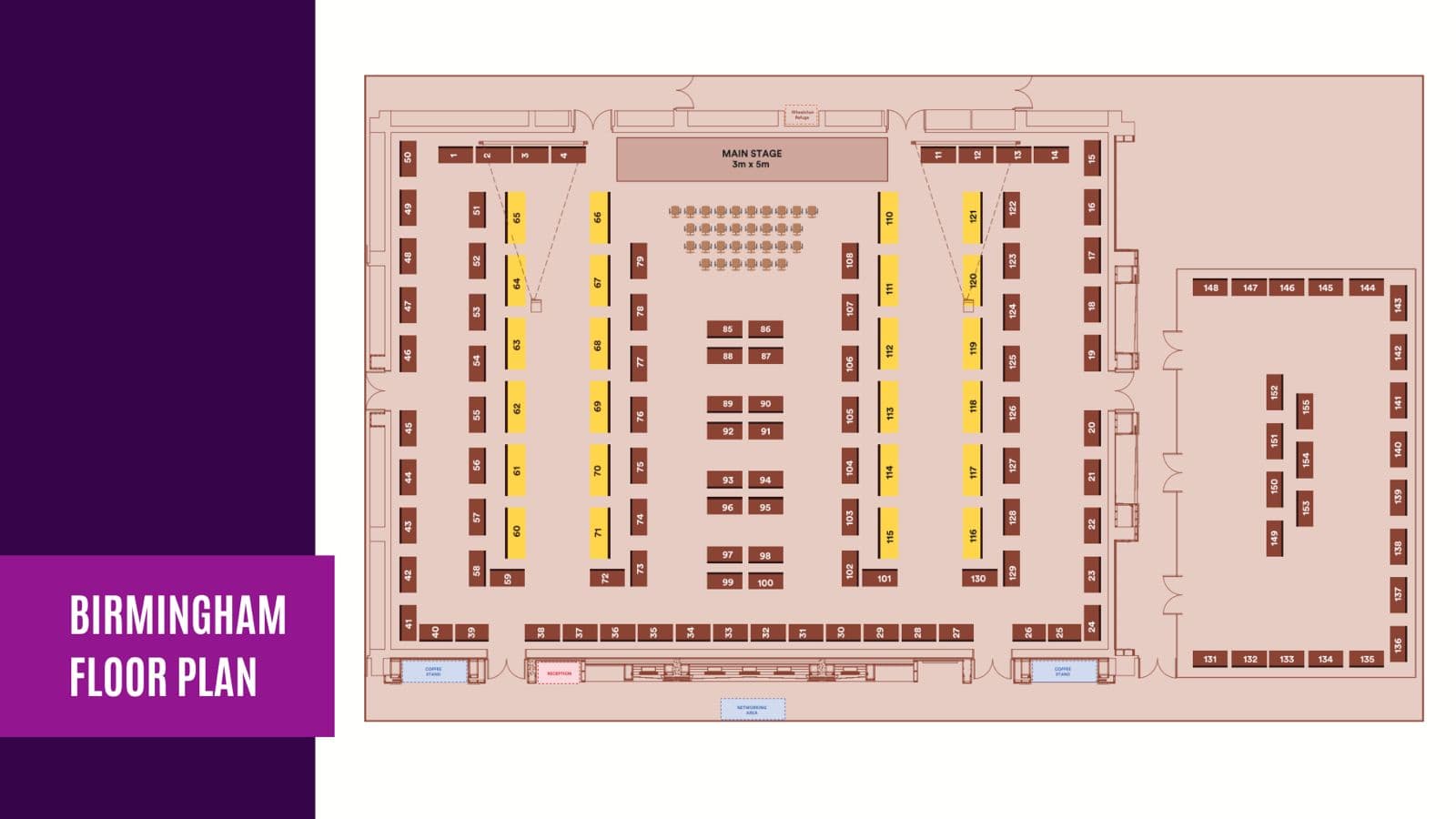 Property Expo Birmingham official exhibition floor plan — National Conference Centre